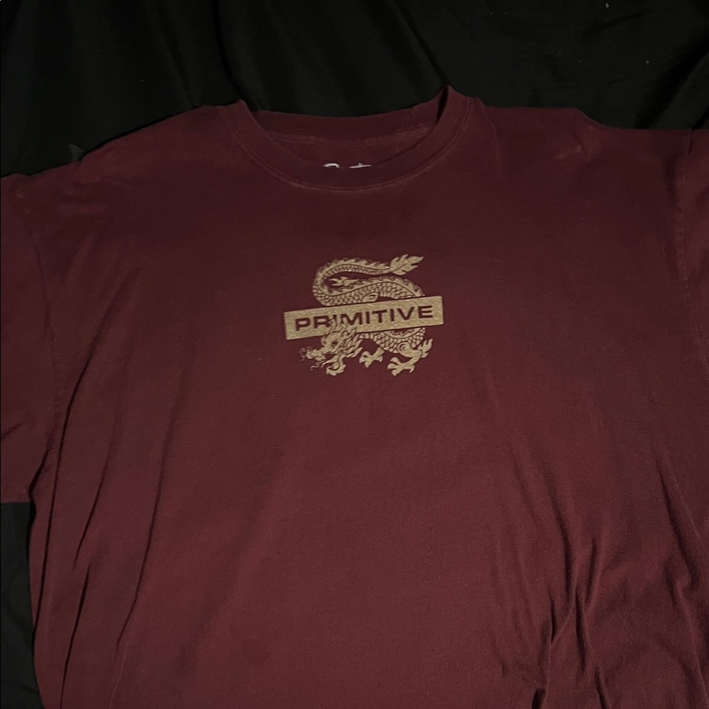 Primitive Men's Maroon T-Shirt